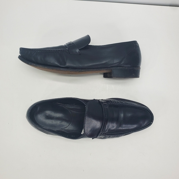 Florsheim Riva Moc Toe Slip-On Loafers Men Dress Shoes Size 10 D Black - Picture 11 of 13